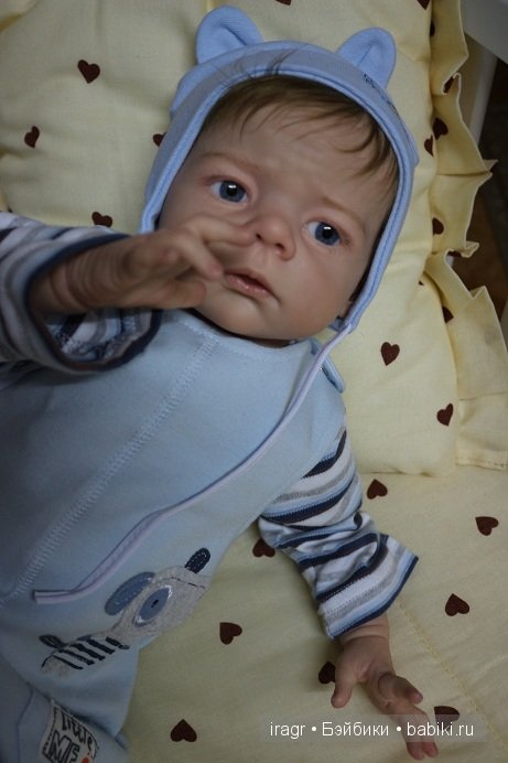 Sandrik кукла реборн из лимитированного молда Karlotta от Karola Wegerich. Мастер Гринистова Ирина