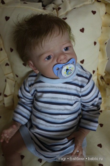 Sandrik кукла реборн из лимитированного молда Karlotta от Karola Wegerich. Мастер Гринистова Ирина