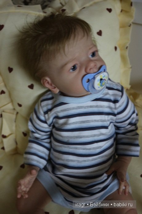 Sandrik кукла реборн из лимитированного молда Karlotta от Karola Wegerich. Мастер Гринистова Ирина