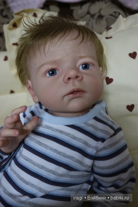 Sandrik кукла реборн из лимитированного молда Karlotta от Karola Wegerich. Мастер Гринистова Ирина