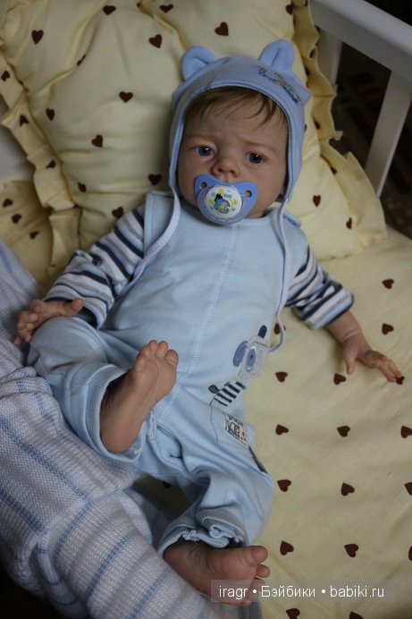 Sandrik кукла реборн из лимитированного молда Karlotta от Karola Wegerich. Мастер Гринистова Ирина