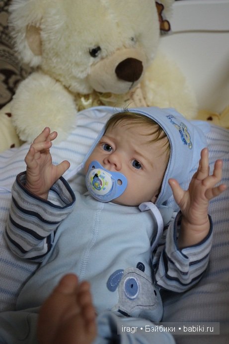 Sandrik кукла реборн из лимитированного молда Karlotta от Karola Wegerich. Мастер Гринистова Ирина