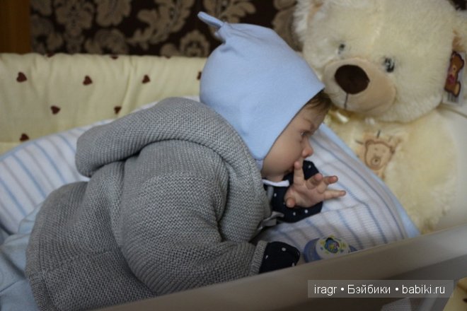 Sandrik кукла реборн из лимитированного молда Karlotta от Karola Wegerich. Мастер Гринистова Ирина