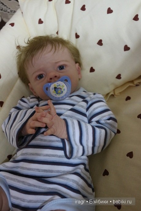 Sandrik кукла реборн из лимитированного молда Karlotta от Karola Wegerich. Мастер Гринистова Ирина