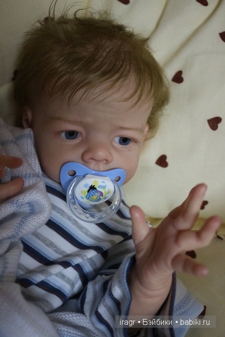 Sandrik кукла реборн из лимитированного молда Karlotta от Karola Wegerich. Мастер Гринистова Ирина