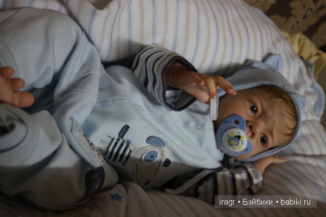 Sandrik кукла реборн из лимитированного молда Karlotta от Karola Wegerich. Мастер Гринистова Ирина