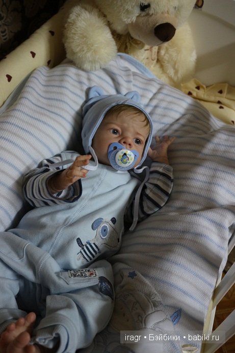 Sandrik кукла реборн из лимитированного молда Karlotta от Karola Wegerich. Мастер Гринистова Ирина