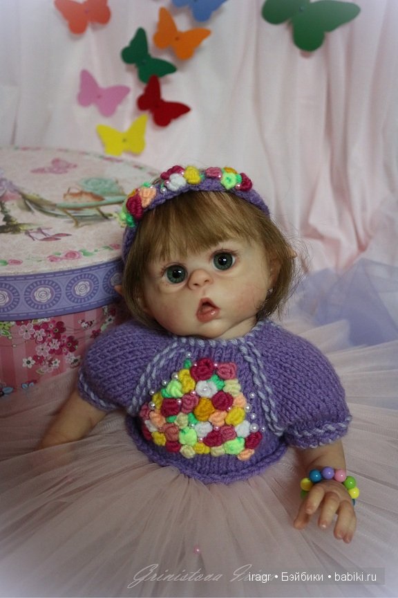 На календаре осень... а в душе бабочки. Эльфеечка Stasy-Ane. Кукла реборн Гринистовой Ирины (фото 6)