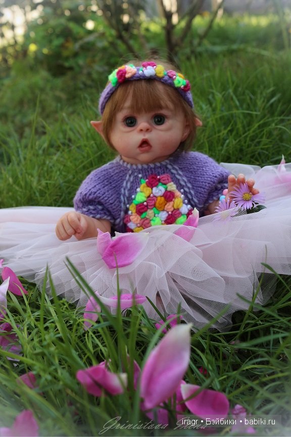 На календаре осень... а в душе бабочки. Эльфеечка Stasy-Ane. Кукла реборн Гринистовой Ирины (фото 5)