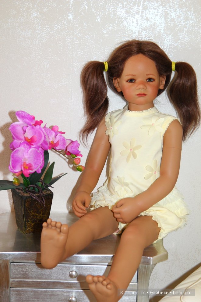 Самая позитивная малышка Санрике из коллекции 2008 года от Annette Himstedt