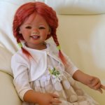 Самая позитивная малышка Санрике из коллекции 2008 года от Annette Himstedt