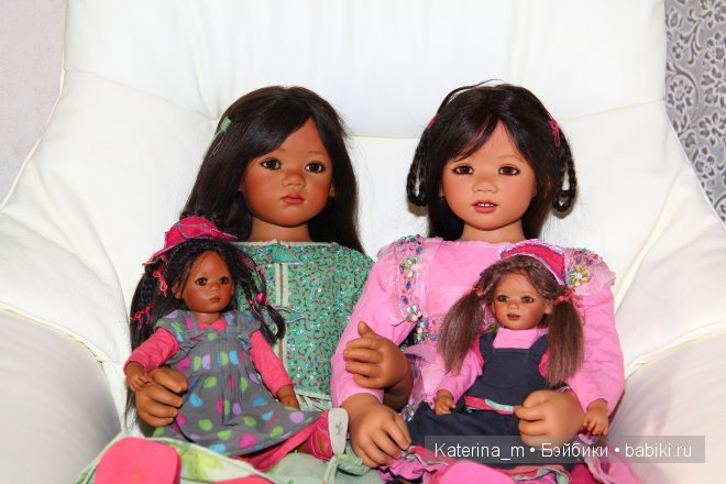 Две сестренки Sinami (Синами) и Setina (Сетина) от Annette Himstedt