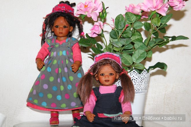 Две сестренки Sinami (Синами) и Setina (Сетина) от Annette Himstedt