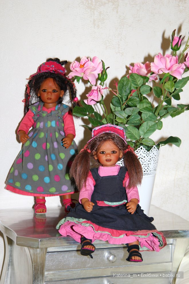 Две сестренки Sinami (Синами) и Setina (Сетина) от Annette Himstedt