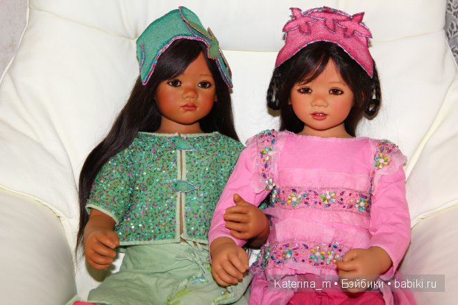 Две сестренки Sinami (Синами) и Setina (Сетина) от Annette Himstedt