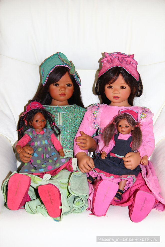 Две сестренки Sinami (Синами) и Setina (Сетина) от Annette Himstedt