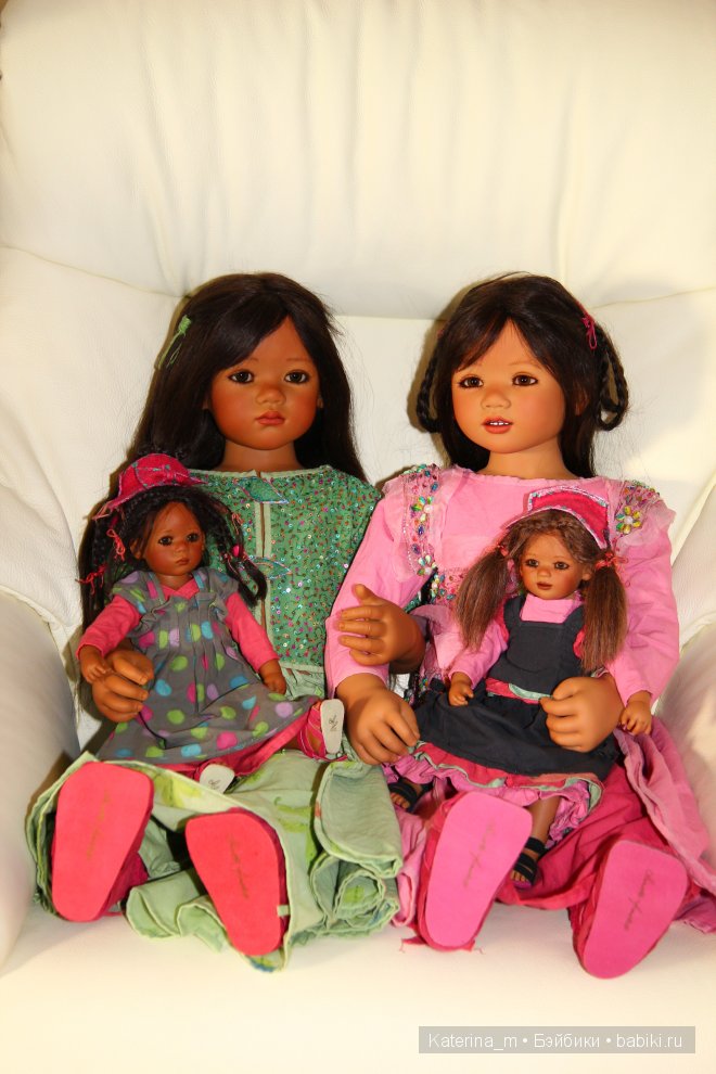 Две сестренки Sinami (Синами) и Setina (Сетина) от Annette Himstedt