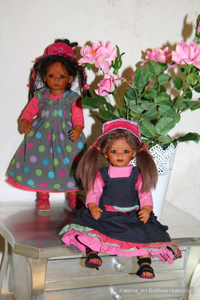 Две сестренки Sinami (Синами) и Setina (Сетина) от Annette Himstedt