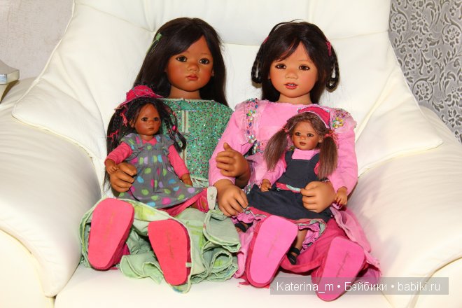 Две сестренки Sinami (Синами) и Setina (Сетина) от Annette Himstedt