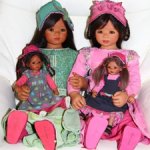 Две сестренки Sinami (Синами) и Setina (Сетина) от Annette Himstedt