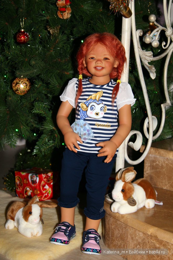 Новый год и мои куколки Annette Himstedt