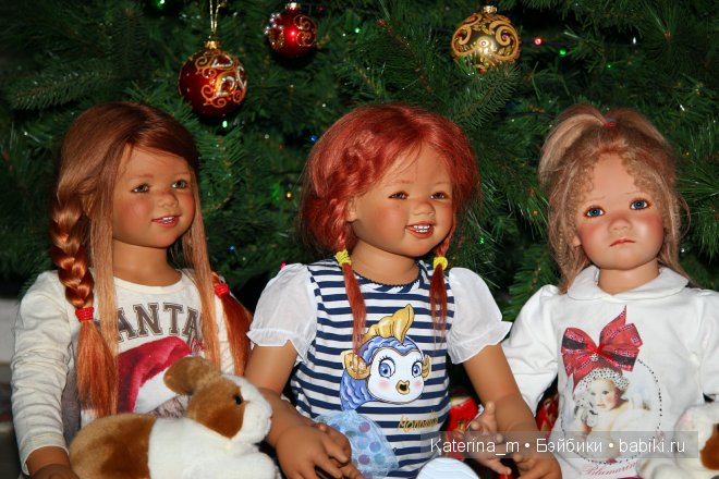 Новый год и мои куколки Annette Himstedt (фото 8)