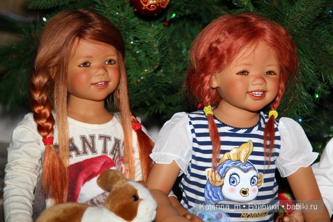 Новый год и мои куколки Annette Himstedt