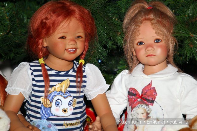 Новый год и мои куколки Annette Himstedt (фото 10)