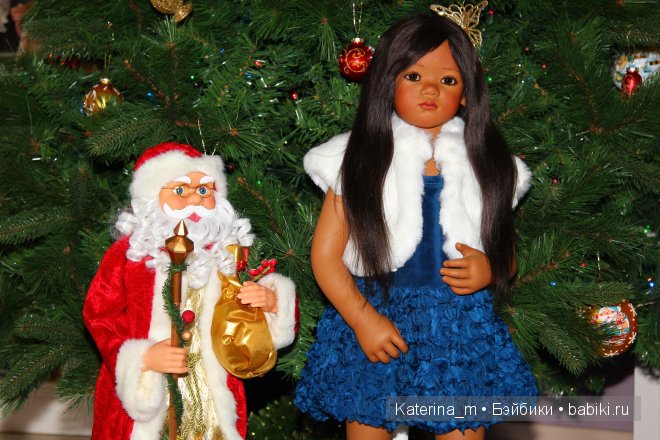 Новый год и мои куколки Annette Himstedt