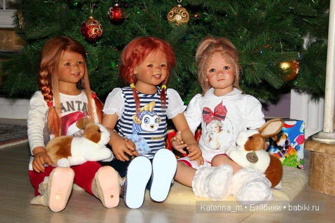 Новый год и мои куколки Annette Himstedt (фото 7)