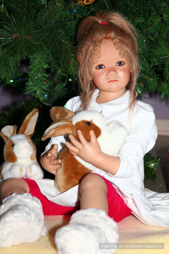 Новый год и мои куколки Annette Himstedt