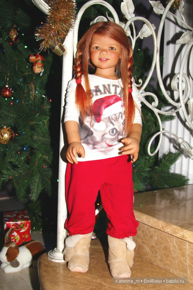 Новый год и мои куколки Annette Himstedt