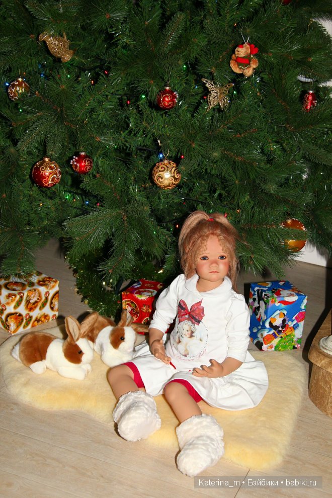Новый год и мои куколки Annette Himstedt (фото 6)
