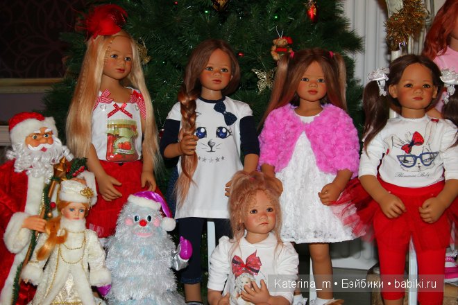Новый год и мои куколки Annette Himstedt