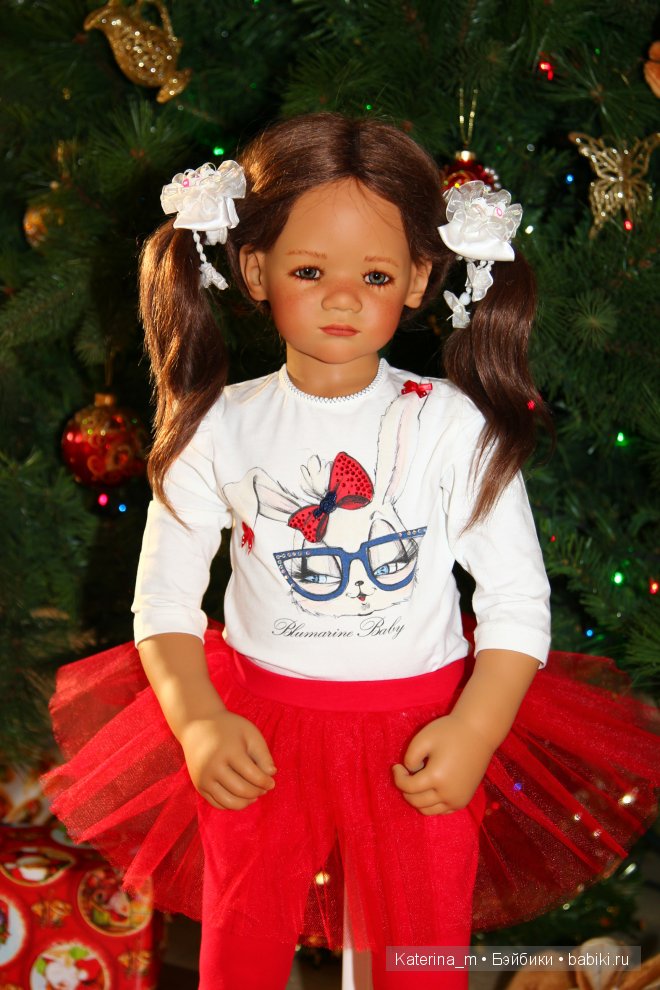 Новый год и мои куколки Annette Himstedt