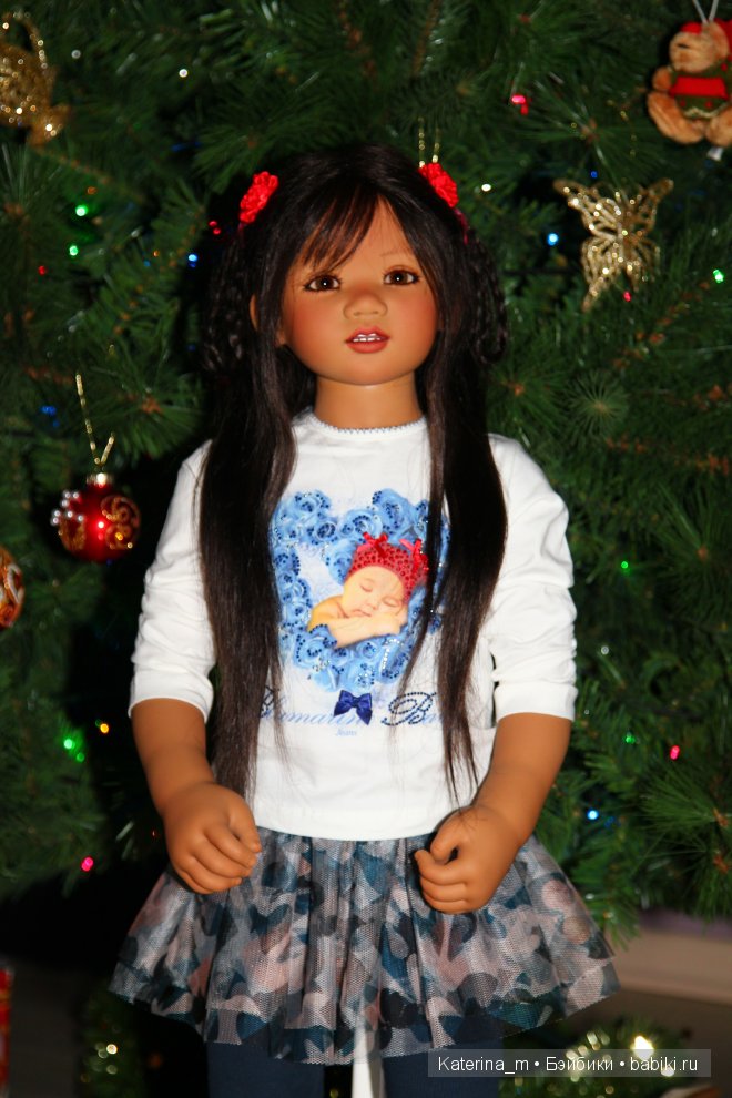 Новый год и мои куколки Annette Himstedt