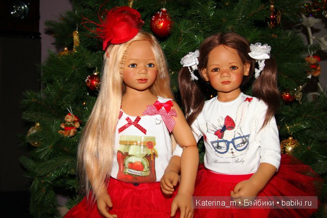 Новый год и мои куколки Annette Himstedt