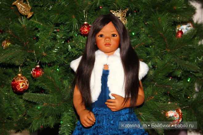 Новый год и мои куколки Annette Himstedt