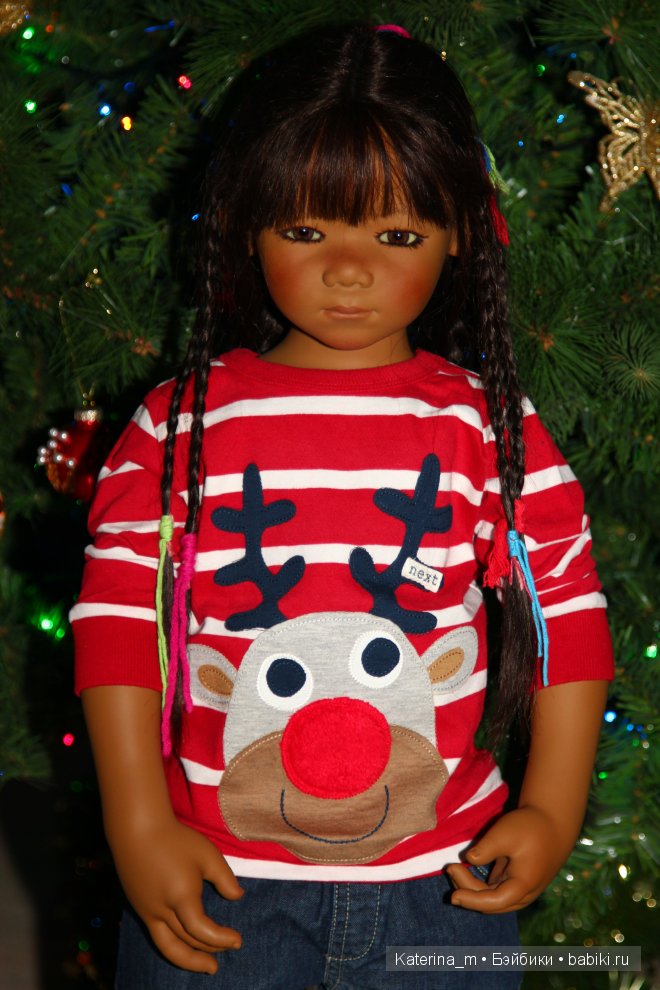 Новый год и мои куколки Annette Himstedt