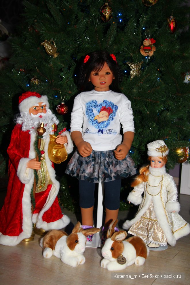 Новый год и мои куколки Annette Himstedt