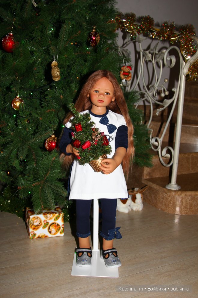 Новый год и мои куколки Annette Himstedt