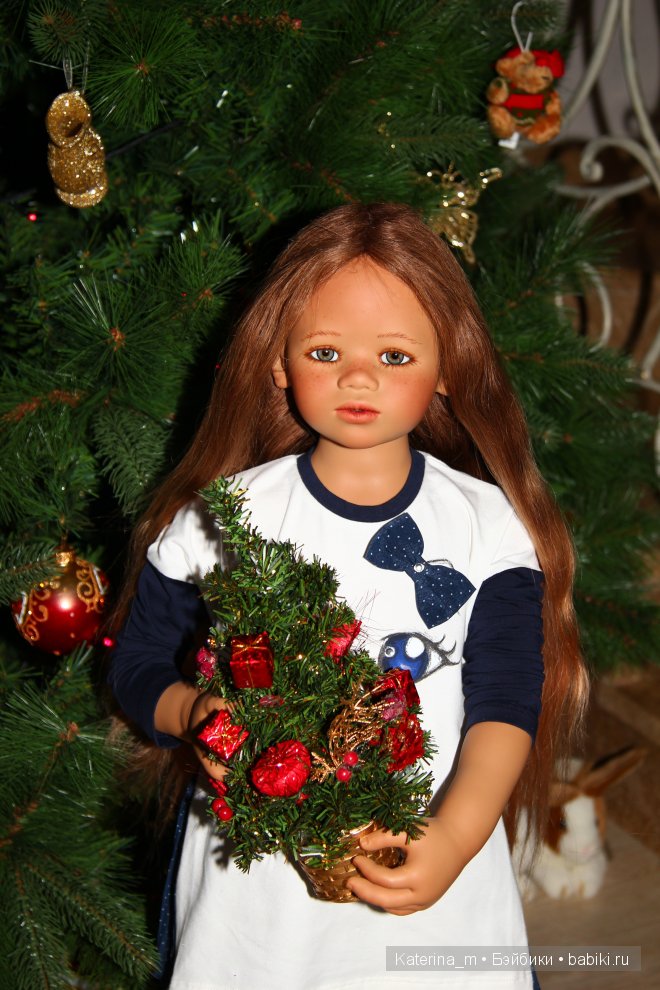 Новый год и мои куколки Annette Himstedt