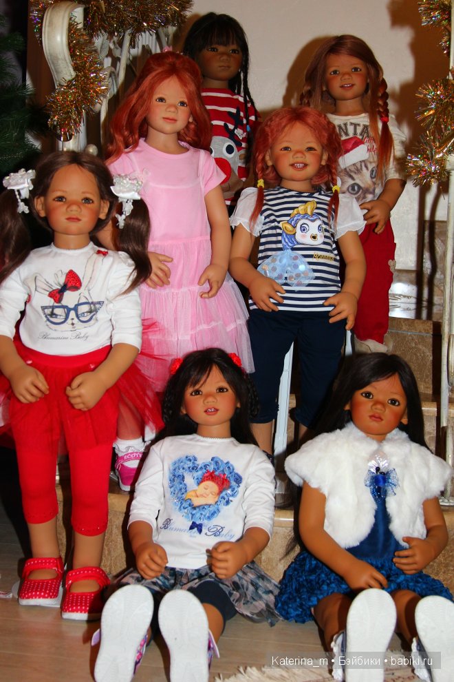 Новый год и мои куколки Annette Himstedt