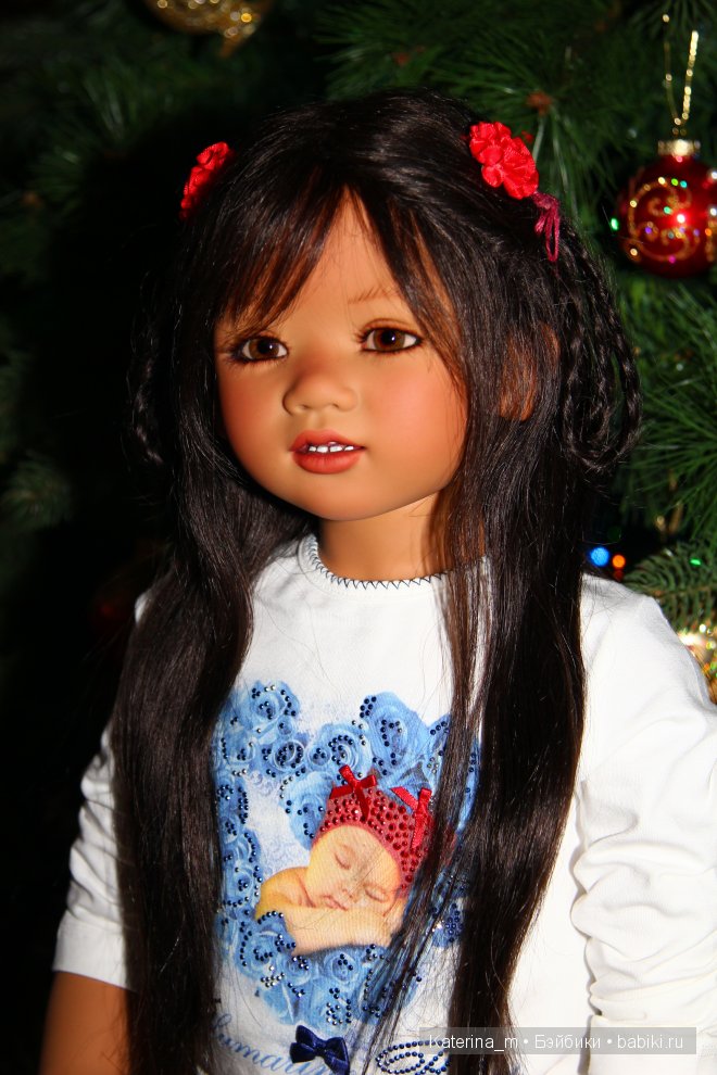 Новый год и мои куколки Annette Himstedt