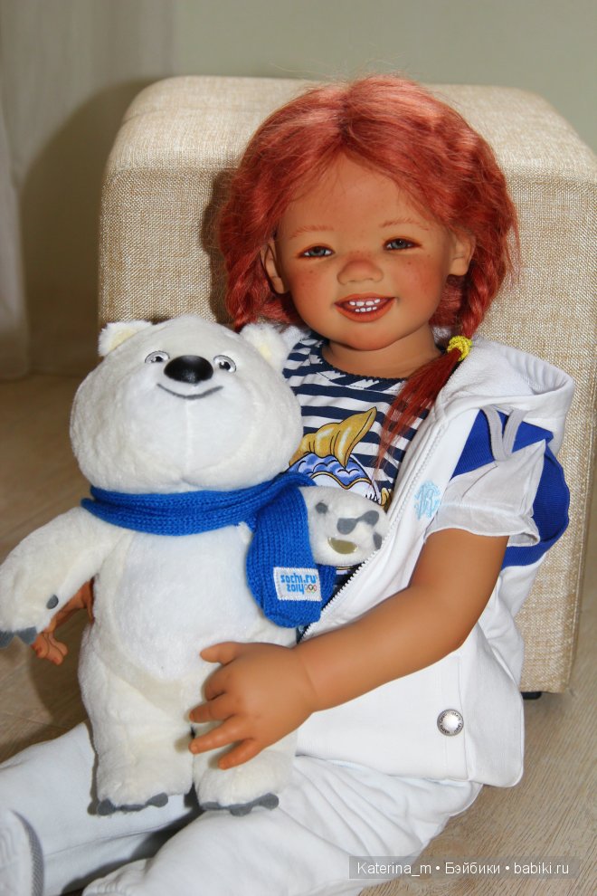 Мои маленькие болельщицы от Annette Himstedt и Олимпиада SOCHI 2014