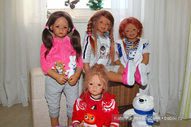 Мои маленькие болельщицы от Annette Himstedt и Олимпиада SOCHI 2014