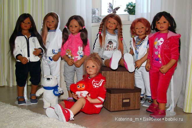 Мои маленькие болельщицы от Annette Himstedt и Олимпиада SOCHI 2014 (фото 2)