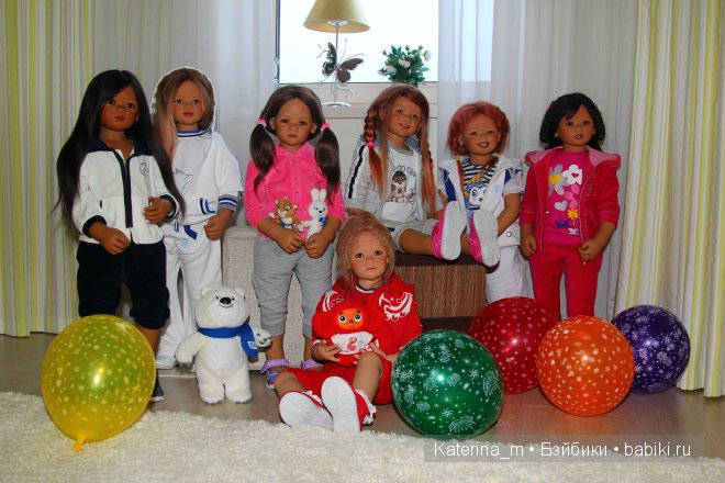 Мои маленькие болельщицы от Annette Himstedt и Олимпиада SOCHI 2014