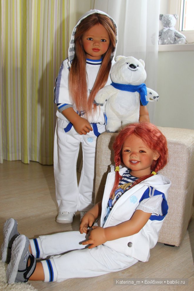 Мои маленькие болельщицы от Annette Himstedt и Олимпиада SOCHI 2014