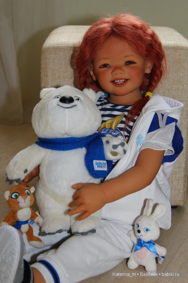 Мои маленькие болельщицы от Annette Himstedt и Олимпиада SOCHI 2014